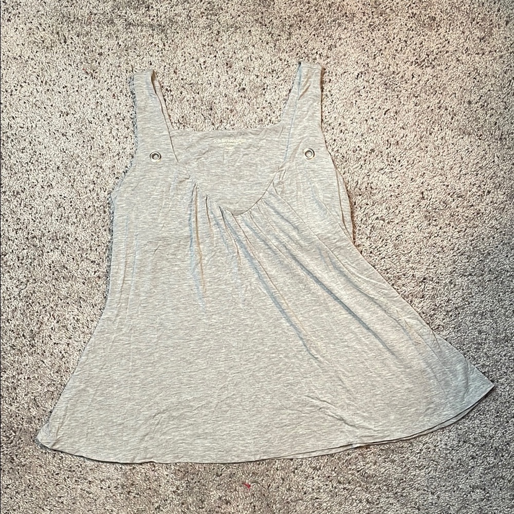 Soft Surroundings Woman’s Gray Sleeveless Tank‎ Size Medium